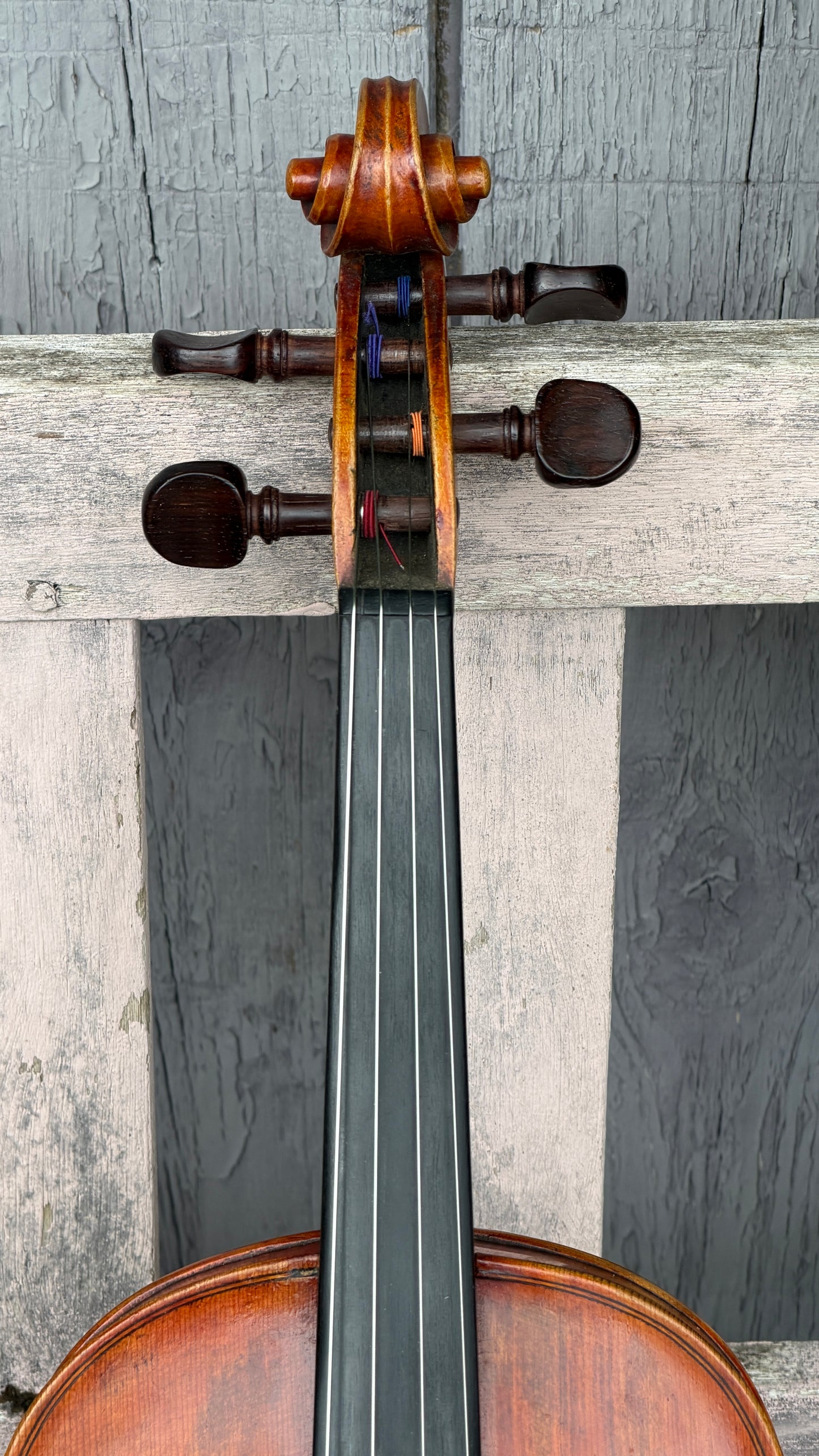 Markneukirchen Violin, early C20th. Labelled as Giuseppe Fiorini