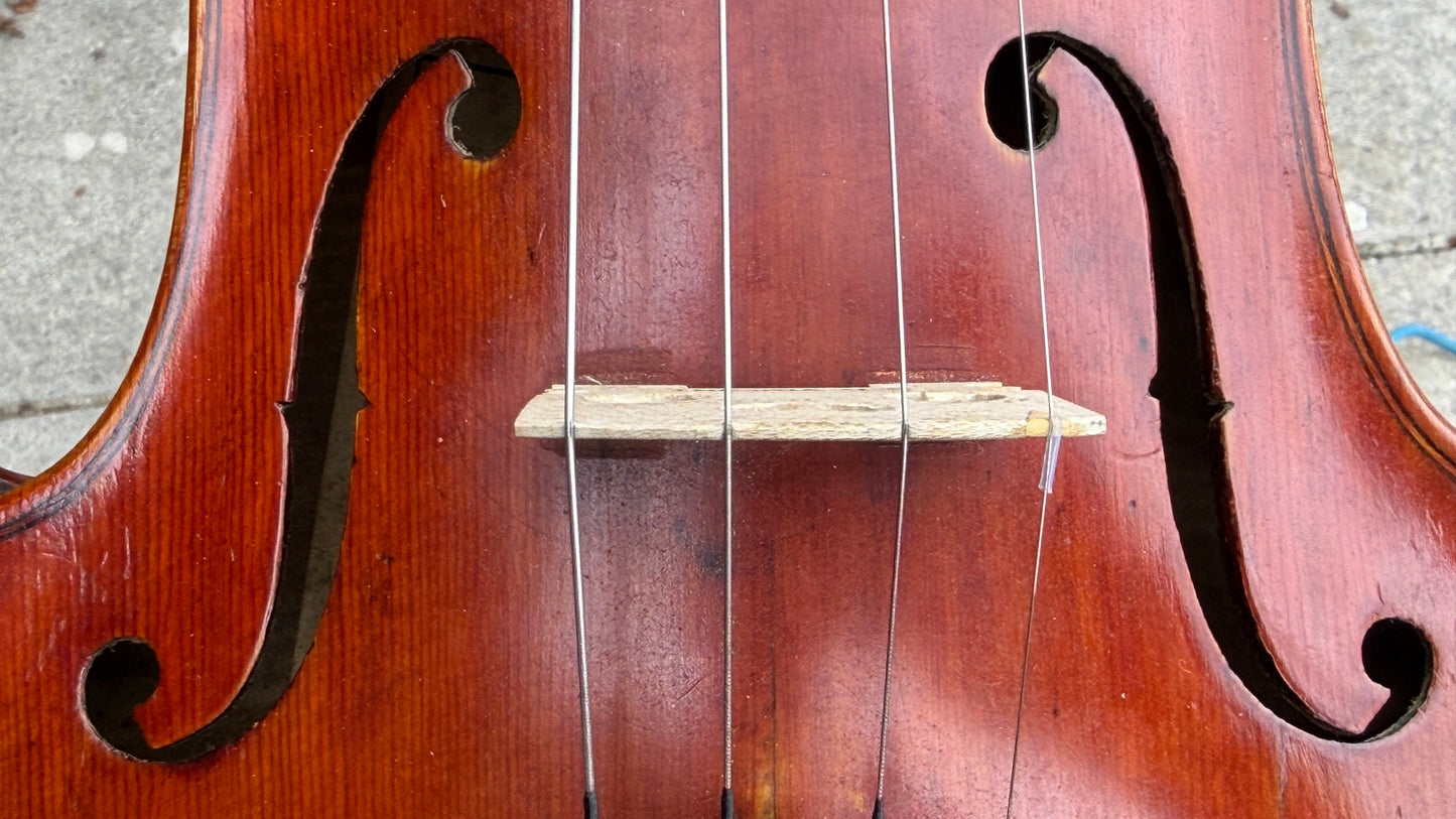 Markneukirchen Violin, early C20th. Labelled as Giuseppe Fiorini
