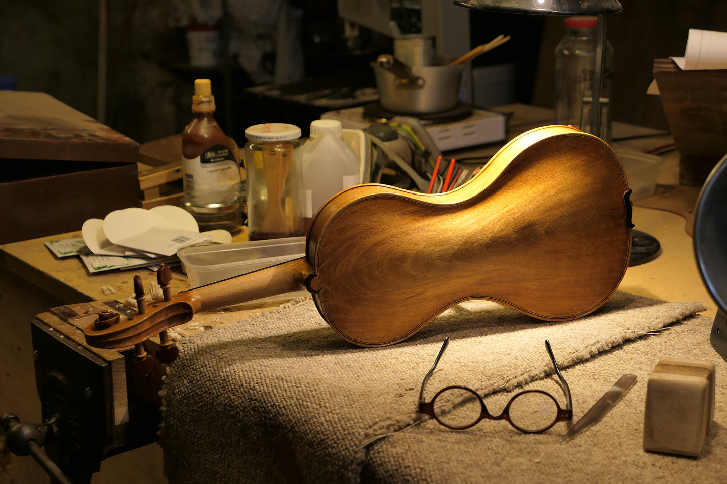 SOLD - Beechwood Cornerless violin #56