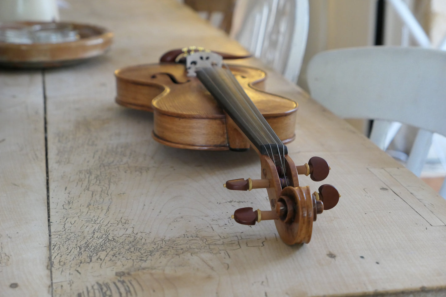 SOLD - Beechwood Cornerless violin #56