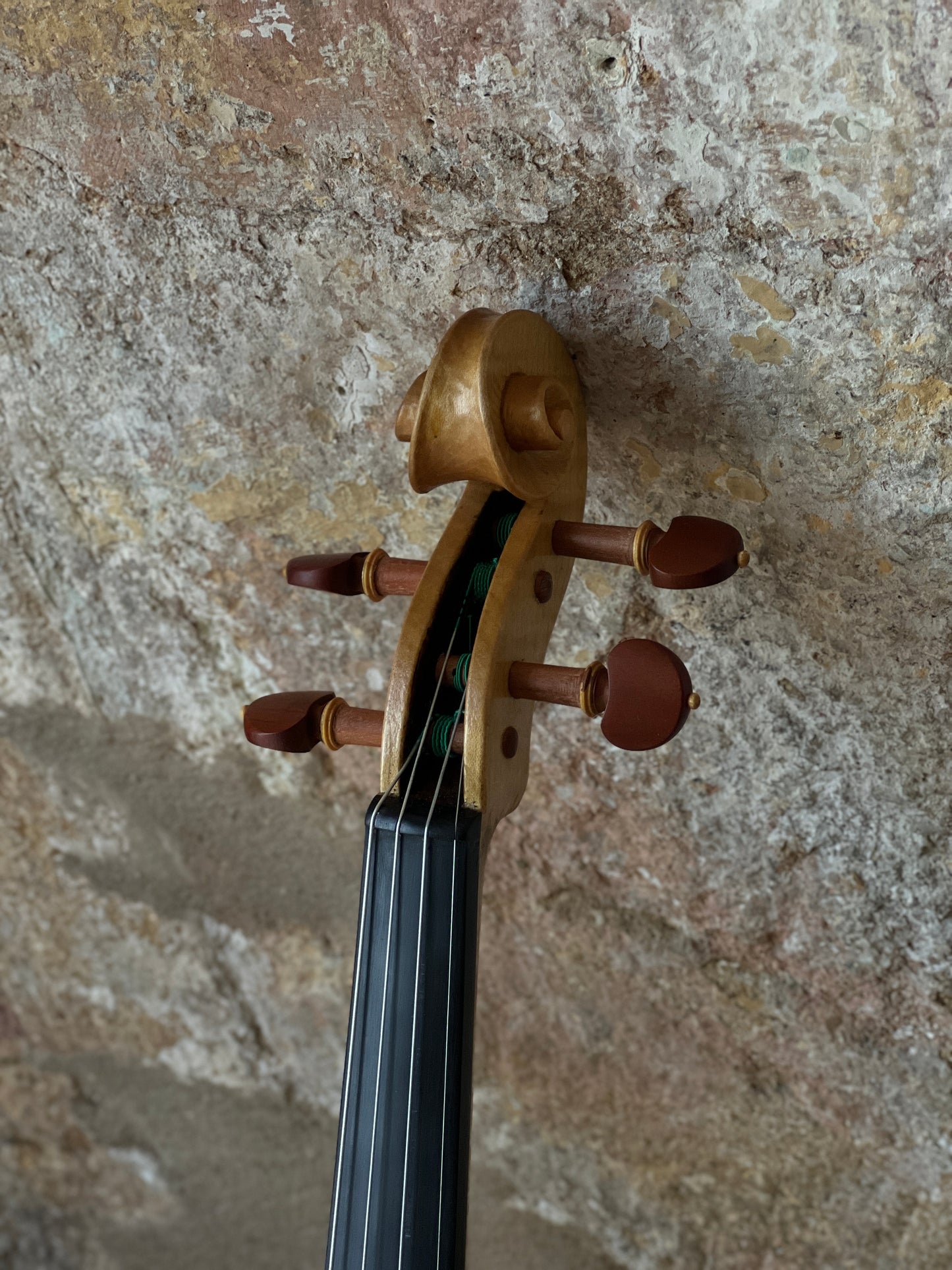 Cornerless violin in Maple and reclaimed Western White Pine # 73