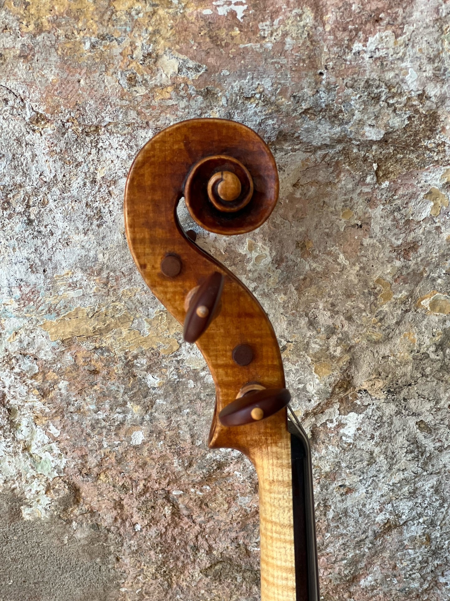 SOLD - Handmade English Violin in figured maple and spruce