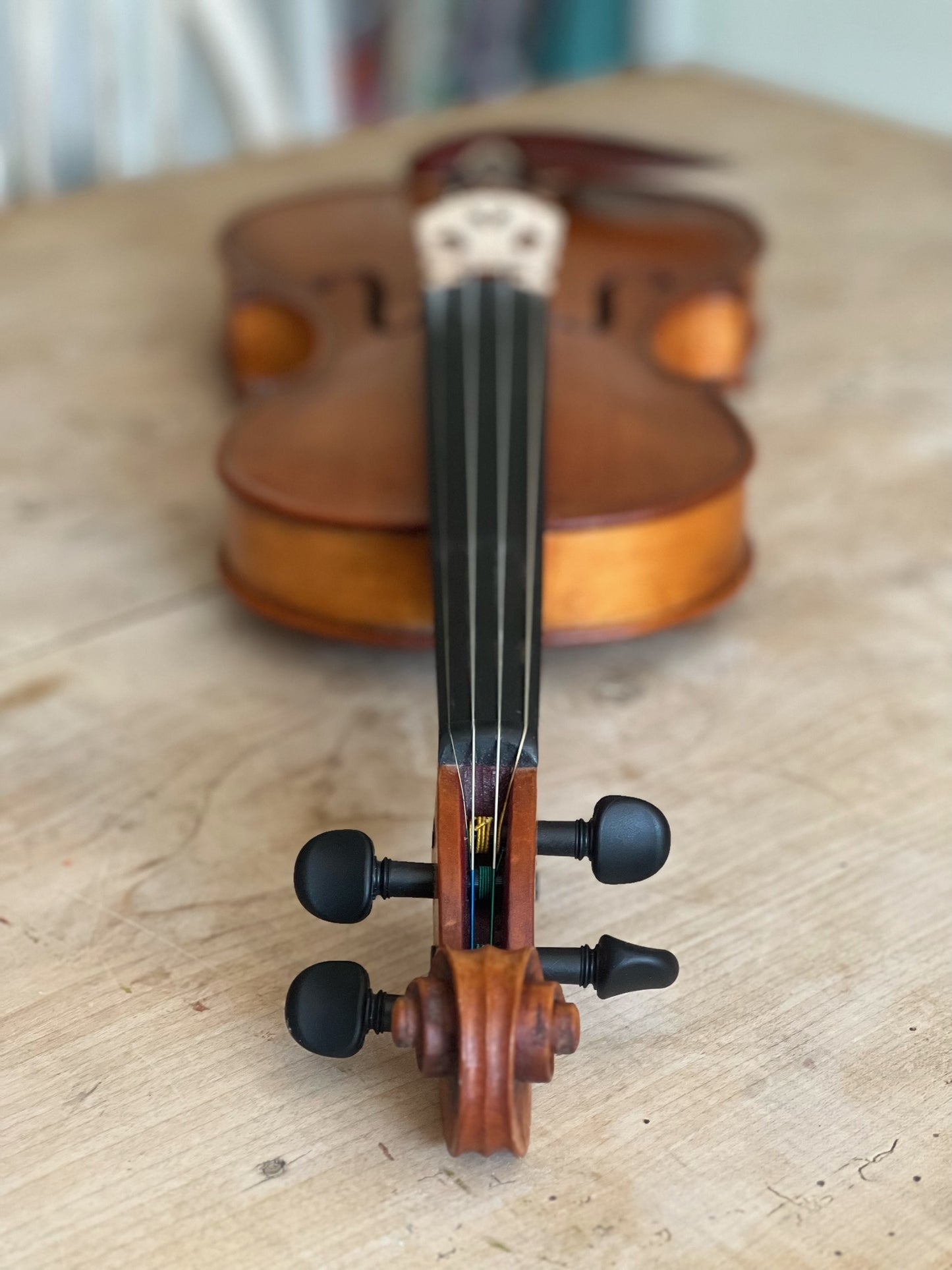 SOLD - Handmade Lightweight English Violin in Limewood