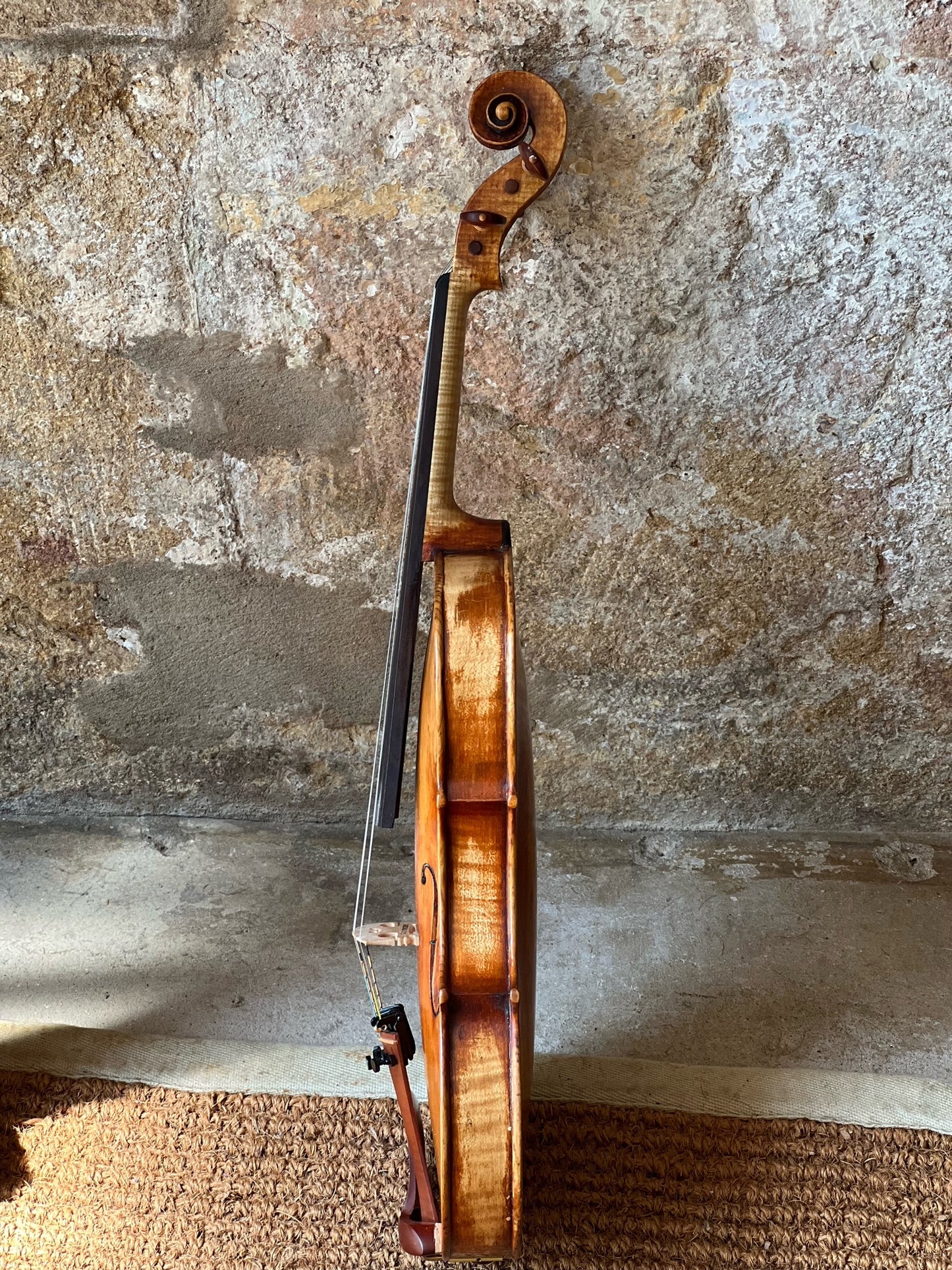 SOLD - Handmade English Violin in figured maple and spruce