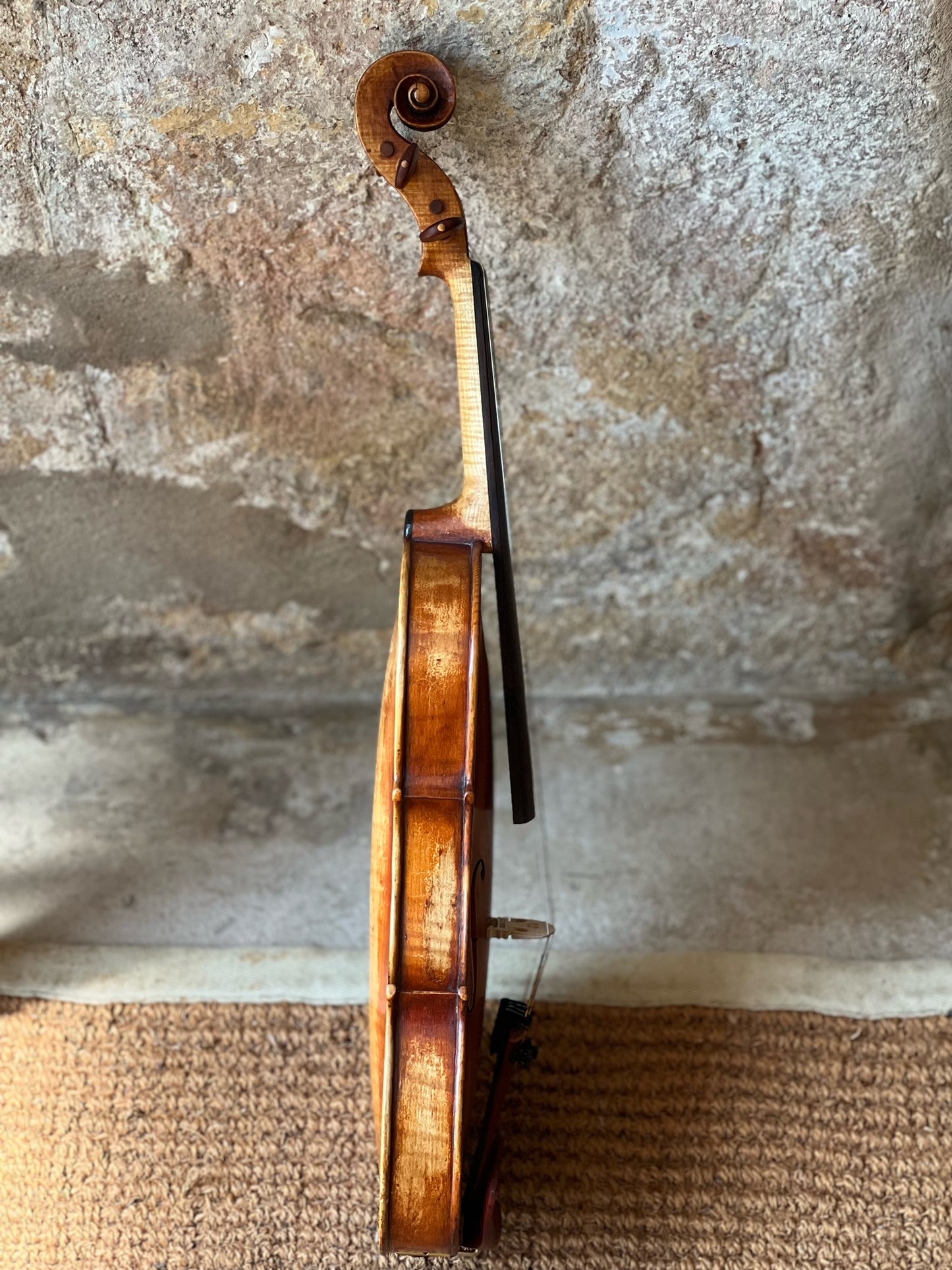 SOLD - Handmade English Violin in figured maple and spruce