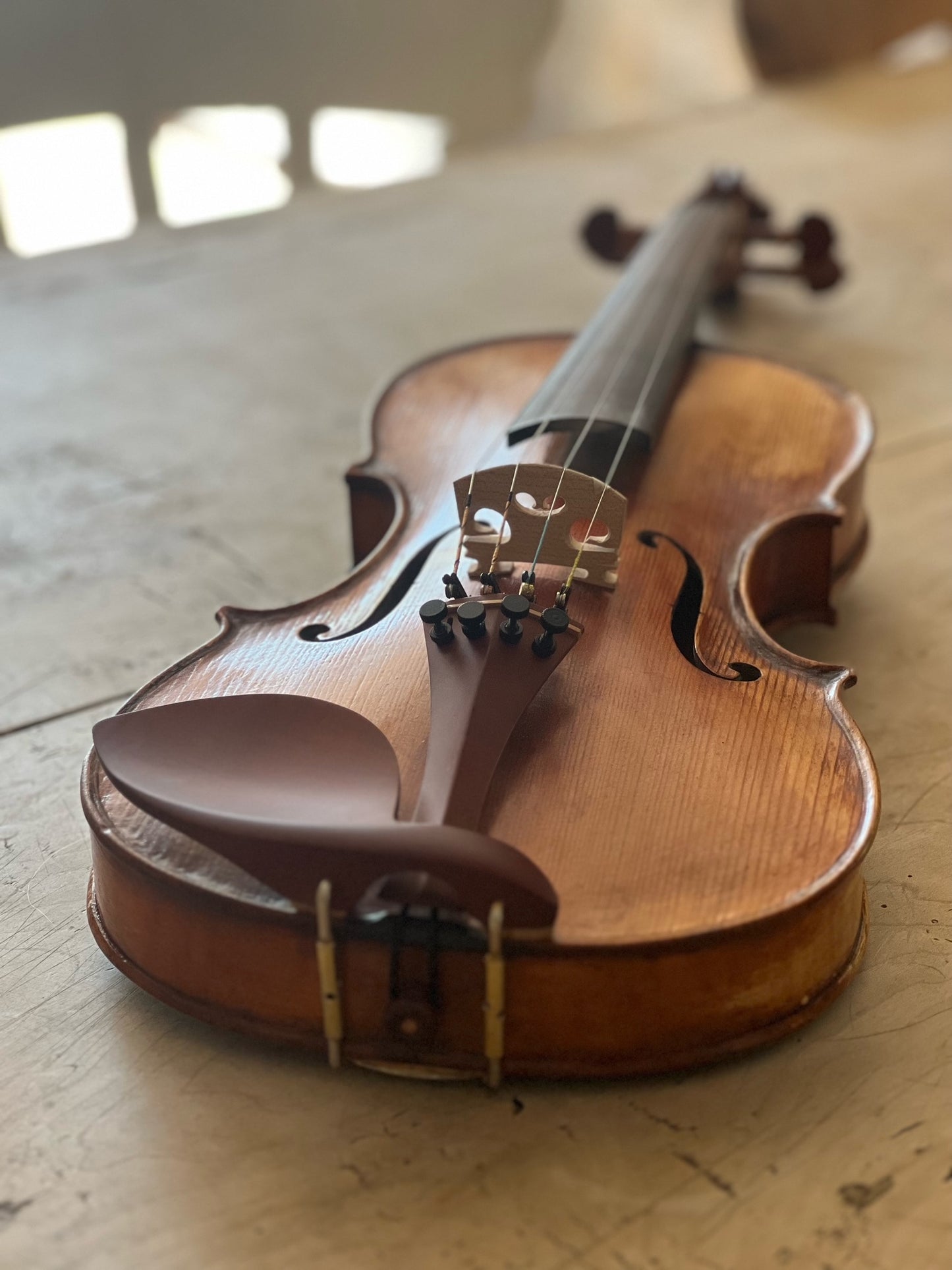 SOLD - Handmade Lightweight English Violin in Limewood