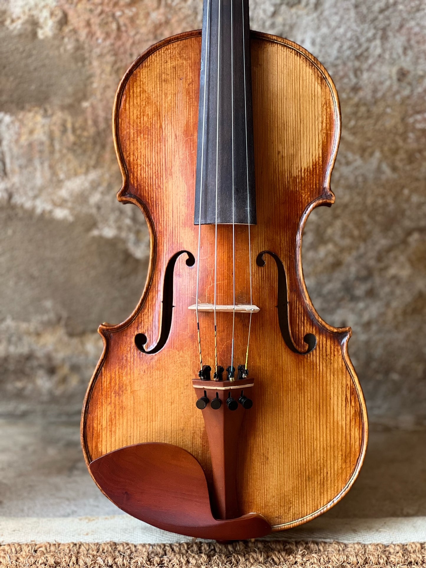 SOLD - Handmade English Violin in figured maple and spruce