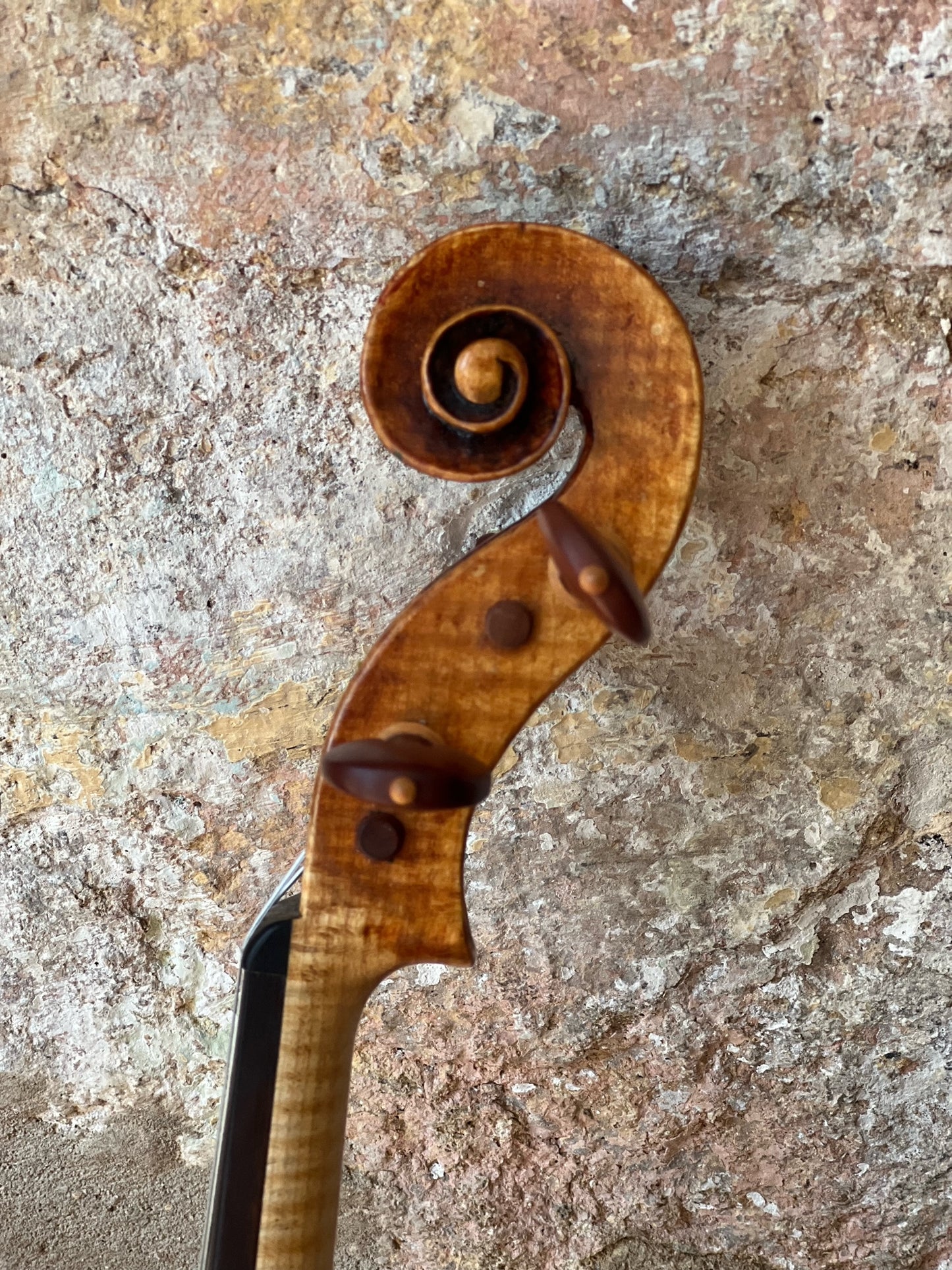 SOLD - Handmade English Violin in figured maple and spruce