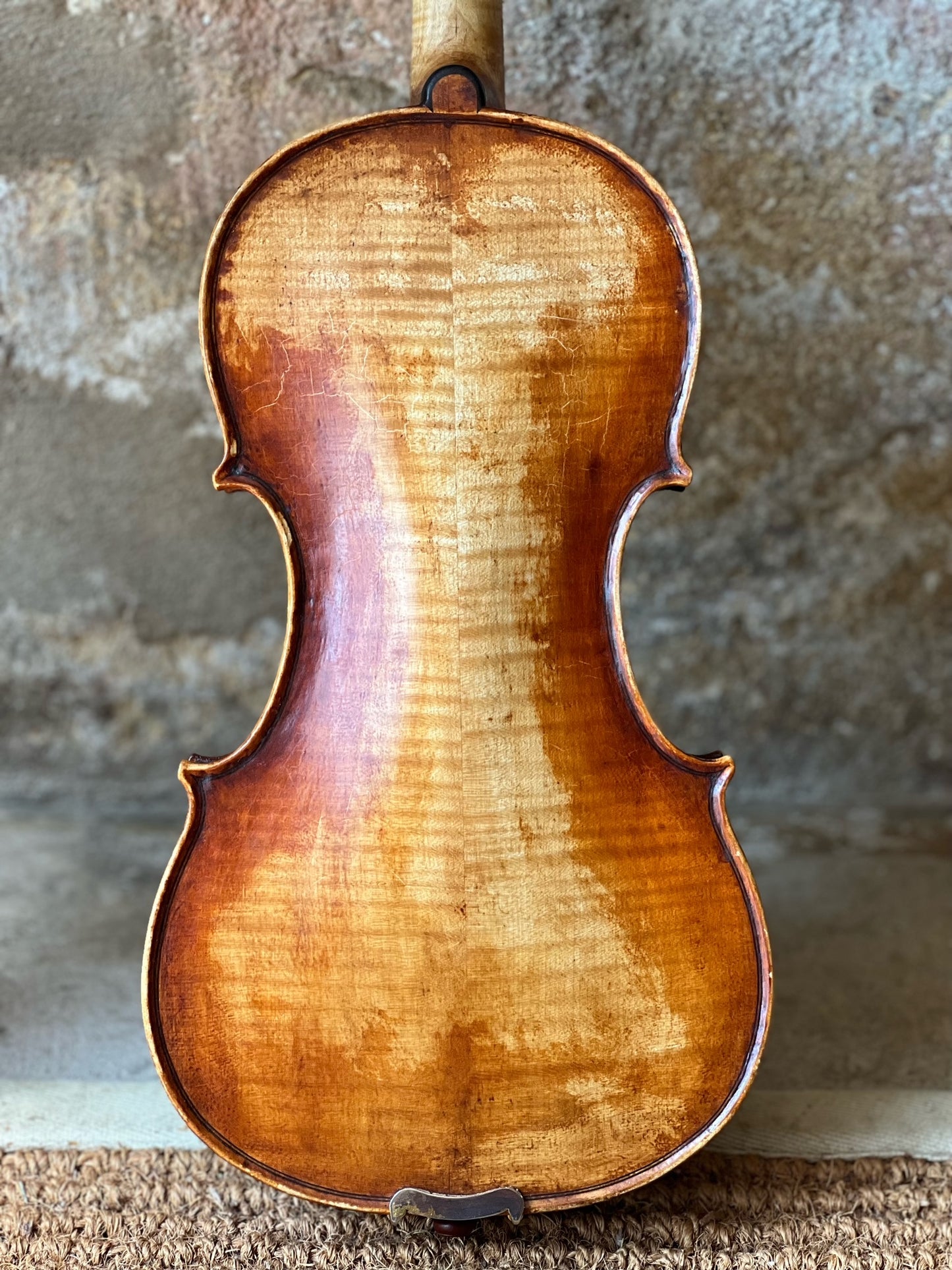 SOLD - Handmade English Violin in figured maple and spruce