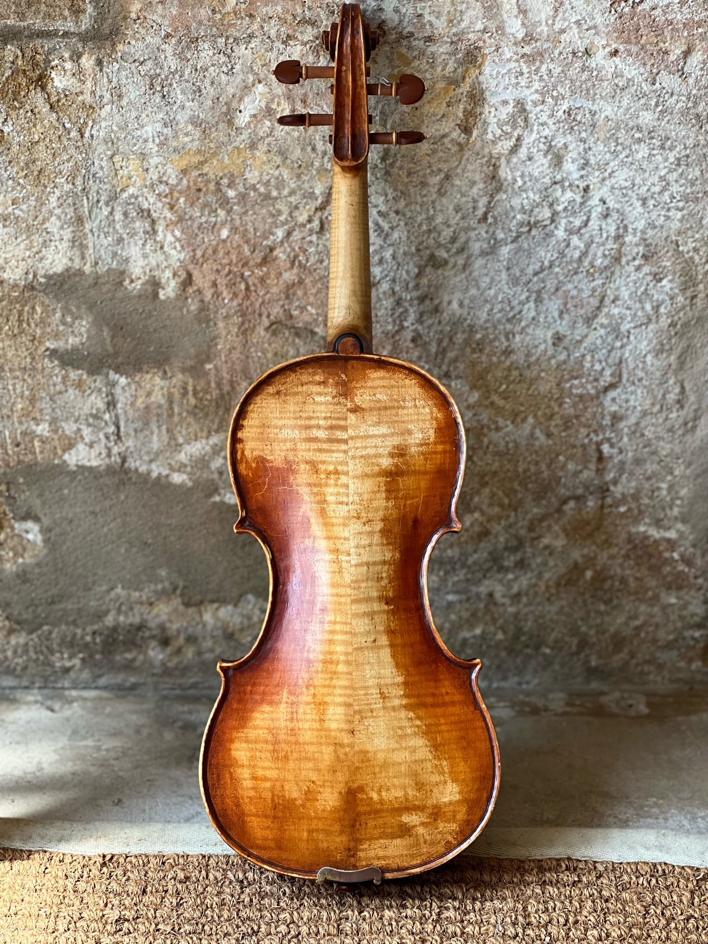 SOLD - Handmade English Violin in figured maple and spruce