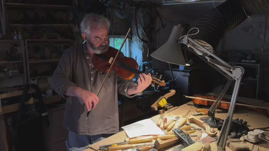 Markneukirchen Violin, early C20th. Labelled as Giuseppe Fiorini